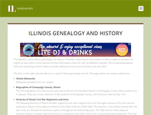 Tablet Screenshot of illinoisgenealogy.org